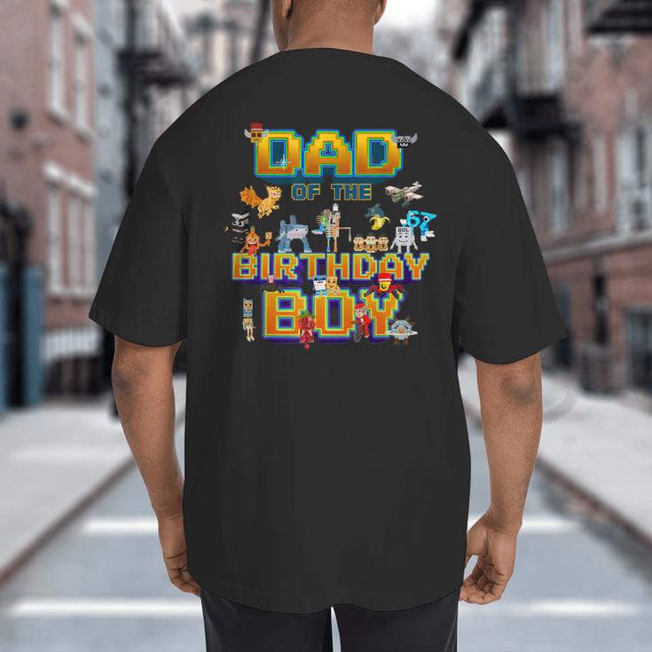Dad Of The Birthday Boy Brainrot Meme Kids Teens Boys Big And Tall Men's T-Shirt Back Print