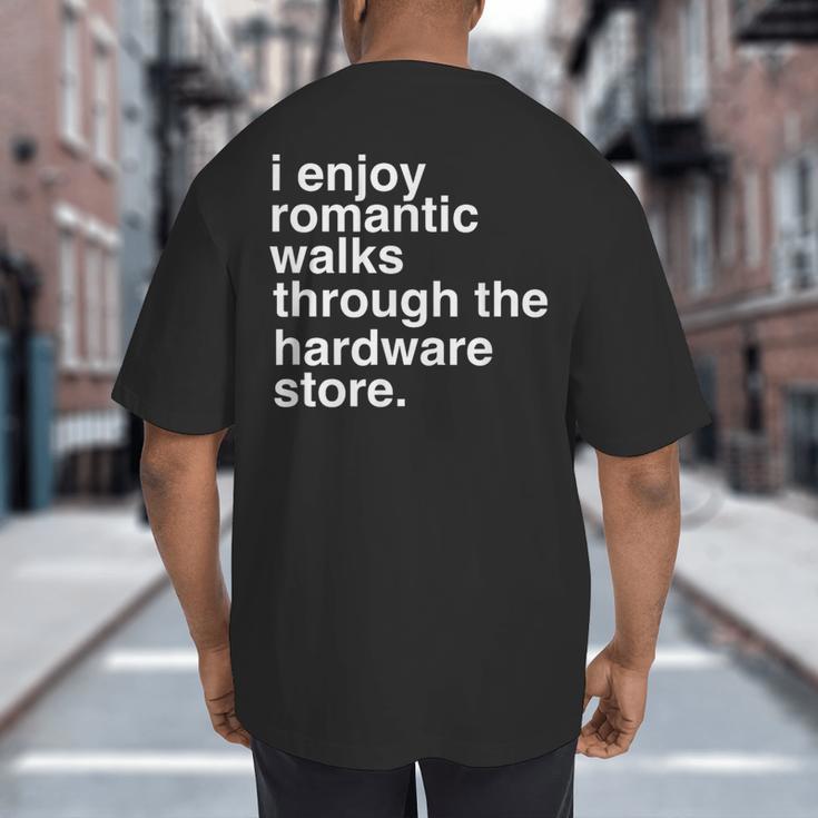 Dad Handyman Hardware Store Tools Big And Tall Men's T-Shirt Back Print