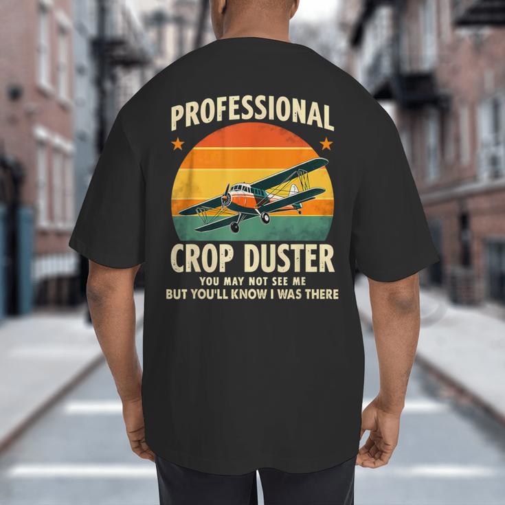 Dad Joke Farter Professional Crop Duster Big And Tall Men's T-Shirt Back Print Dad Joke Farter Professional Crop Duster Big And Tall Men's T-Shirt Back Print
