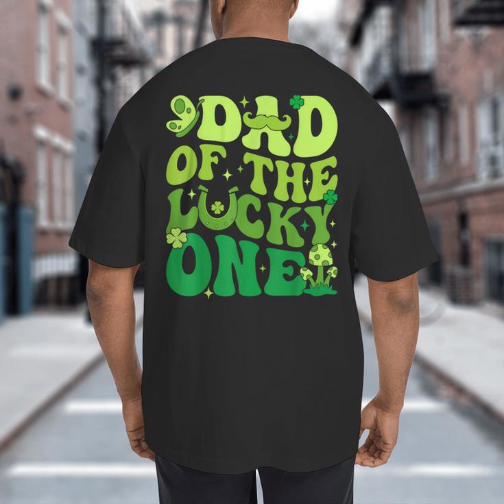 Dad Of The Lucky One Saint Patrick's Day Children Birthday Big And Tall Men's T-Shirt Back Print