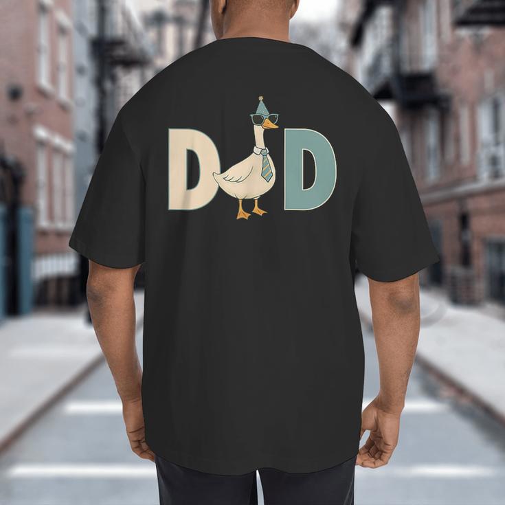Dad Silly Goose 1st Birthday Family Matching Pocket Big And Tall Men's T-Shirt Back Print