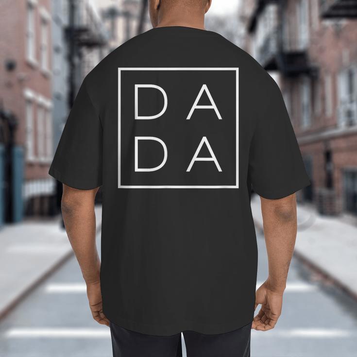 Dada Father's Day For New Dad Him Papa Grandpa Father's Big And Tall Men's T-Shirt Back Print