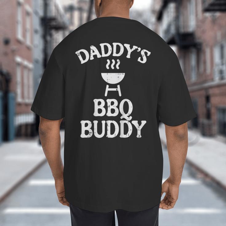 Daddys BBQ Buddy Cute Barbecue Family Match Boys Girls Kids Big And Tall Men's T-Shirt Back Print