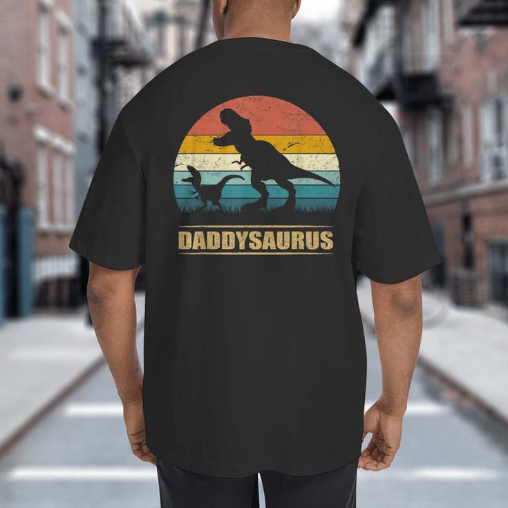 Daddysaurus DadRex Dinosaur Men Big And Tall Men's T-Shirt Back Print