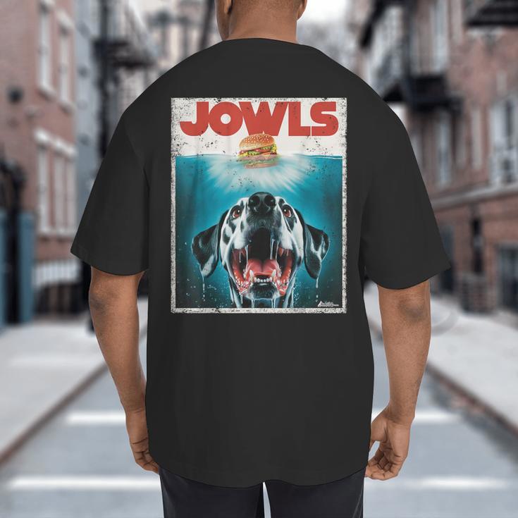 Dalmatian Jowls Cute Paws Spot Dog Mom Top Dog Dad Big And Tall Men's T-Shirt Back Print