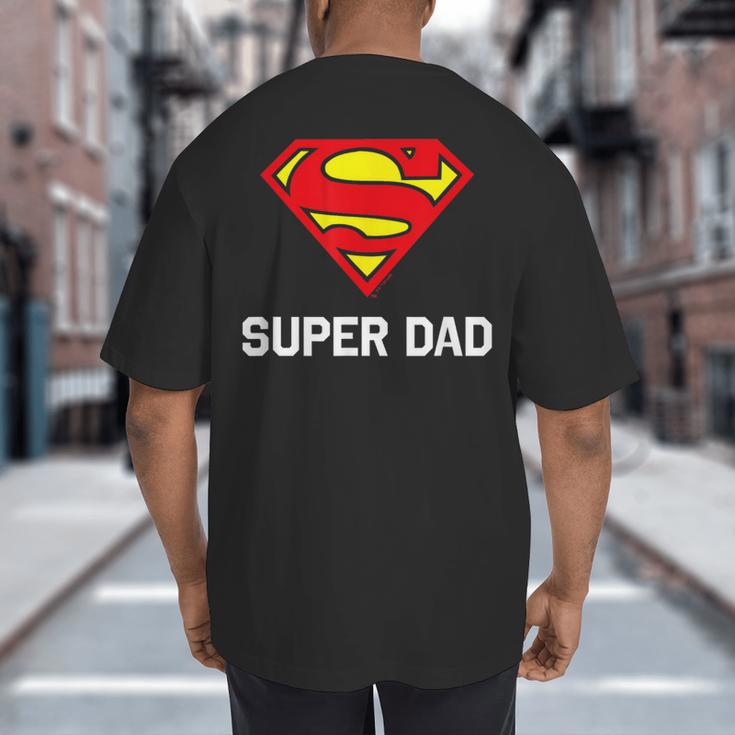 DC Comics Superman Father's Day Super Dad Logo Big And Tall Men's T-Shirt Back Print DC Comics Superman Father's Day Super Dad Logo Big And Tall Men's T-Shirt Back Print