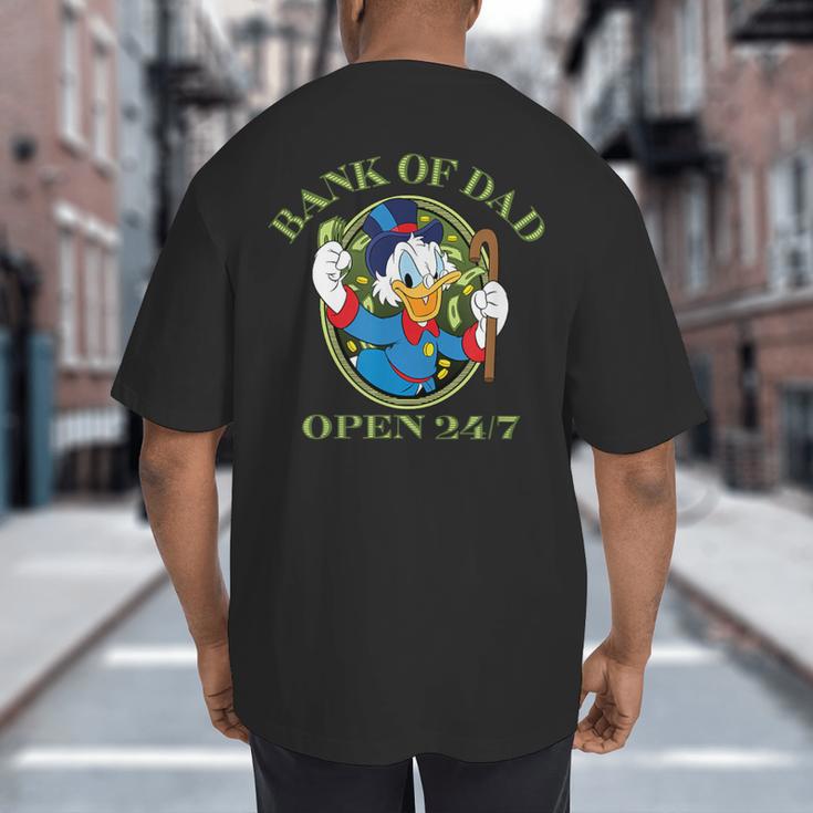 Disney DuckTales Bank Of Dad Small Big And Tall Men's T-Shirt Back Print Disney DuckTales Bank Of Dad Small Big And Tall Men's T-Shirt Back Print