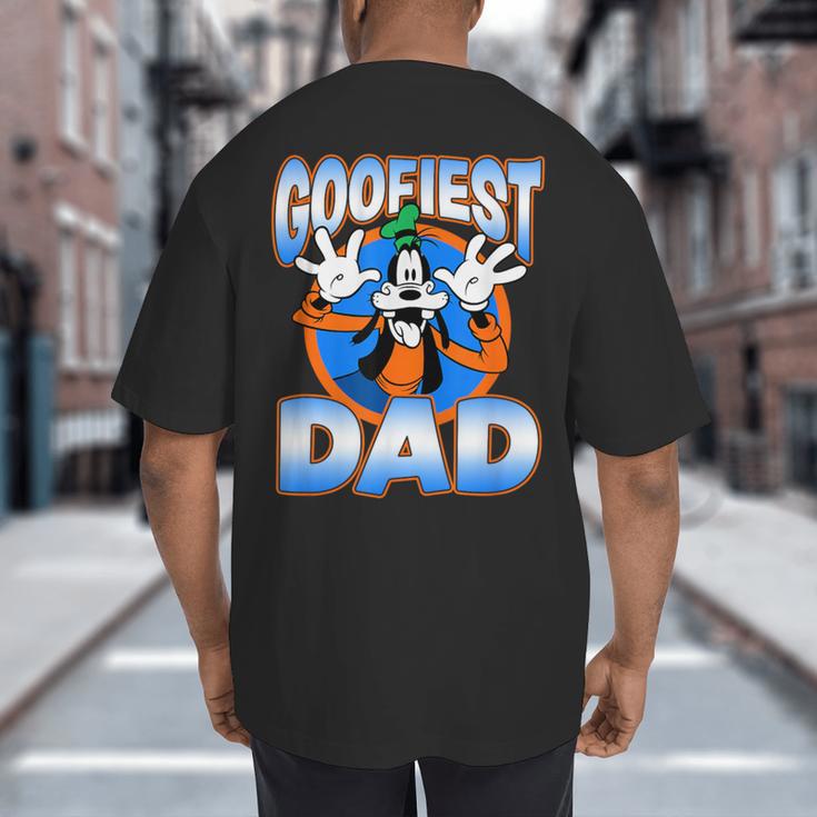 Disney Mickey And Friends Father's Day Goofiest Dad Vintage Big And Tall Men's T-Shirt Back Print