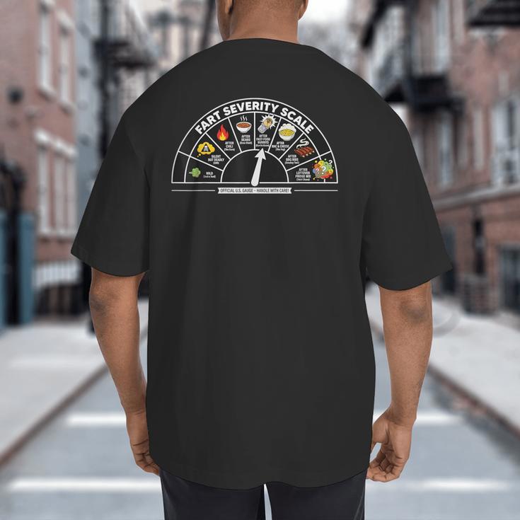 Fart Machine Dad Jokes Farting Humor Big And Tall Men's T-Shirt Back Print