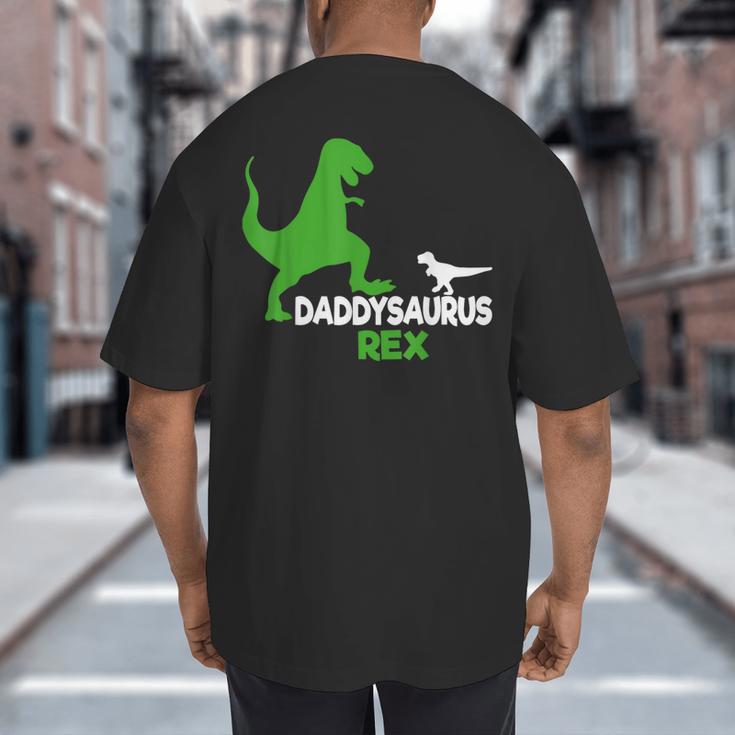 Father's Day Idea Daddysaurus Rex T-Shirt Big And Tall Men's T-Shirt Back Print Father's Day Idea Daddysaurus Rex T-Shirt Big And Tall Men's T-Shirt Back Print