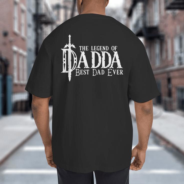 Gamer Father's Day Dad Big And Tall Men's T-Shirt Back Print