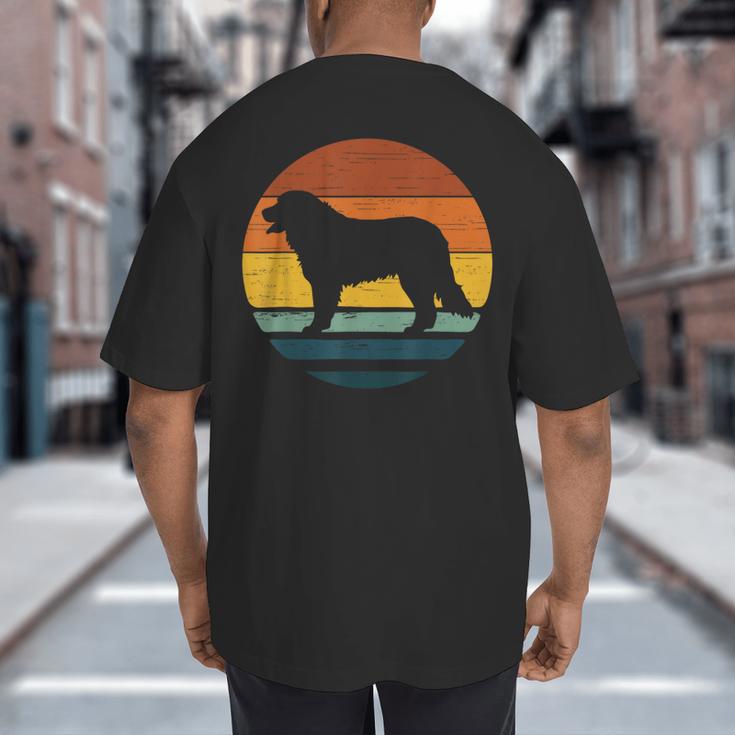 Golden Mountain Vintage Retro Mum Dad Dog Men Women Kids Big And Tall Men's T-Shirt Back Print