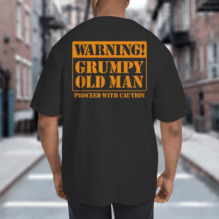 Grumpy Old Man Tee Shirt For Grandfathers Dads Father's Day Big And Tall Men's T-Shirt Back Print Grumpy Old Man Tee Shirt For Grandfathers Dads Father's Day Big And Tall Men's T-Shirt Back Print