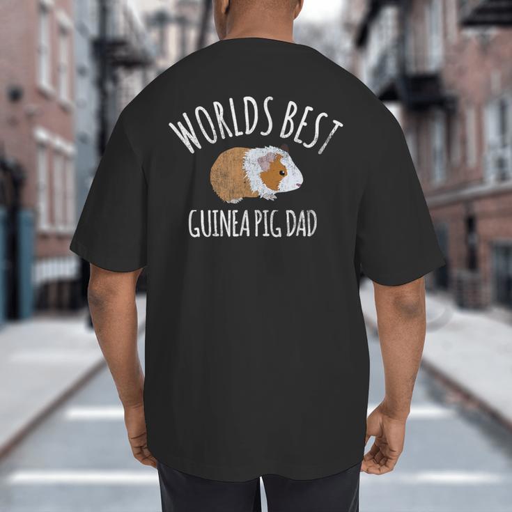 Guinea Pig Apparel Men Boys Worlds Best Guinea Pig Dad Gift Big And Tall Men's T-Shirt Back Print
