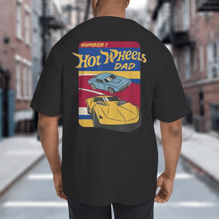 Hot Wheels Father's Day Number 1 Dad Big And Tall Men's T-Shirt Back Print