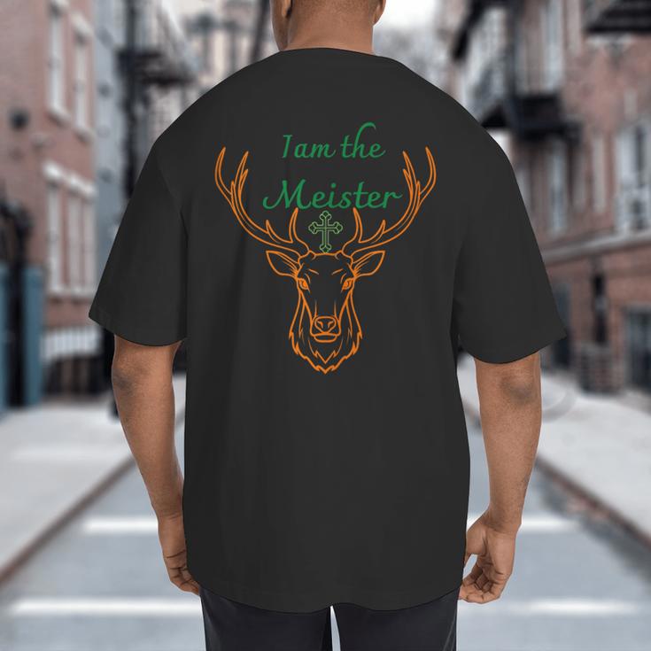 IAM The Meister Jaegermeister Dad Mom Deer Big And Tall Men's T-Shirt Back Print IAM The Meister Jaegermeister Dad Mom Deer Big And Tall Men's T-Shirt Back Print