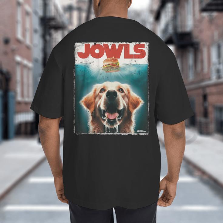 Light Golden Retriever Jowls Top Paws Cream Lab Dog Mom Dad Big And Tall Men's T-Shirt Back Print Light Golden Retriever Jowls Top Paws Cream Lab Dog Mom Dad Big And Tall Men's T-Shirt Back Print