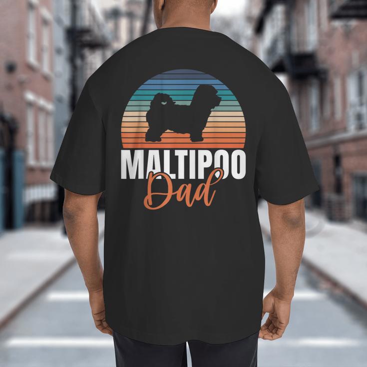 Maltipoo Dad Big And Tall Men's T-Shirt Back Print