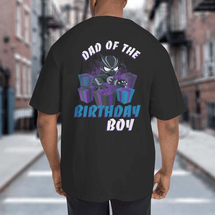 Marvel Panther Family Party Dad Of The Birthday Boy Big And Tall Men's T-Shirt Back Print