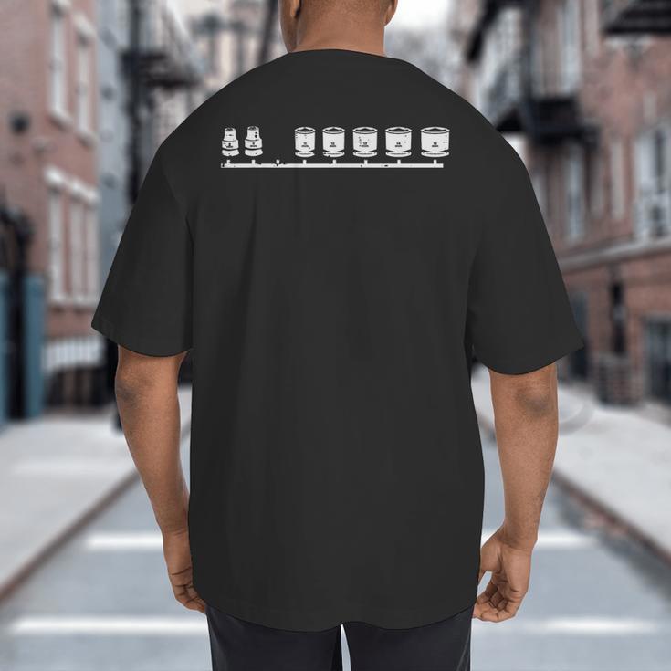 Missing 10mm Socket Car Auto Mechanic Garage Men Dad Big And Tall Men's T-Shirt Back Print