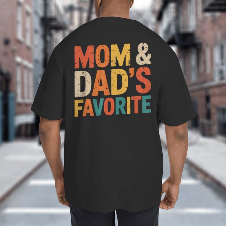 Mom & Dad's Favorite Big And Tall Men's T-Shirt Back Print