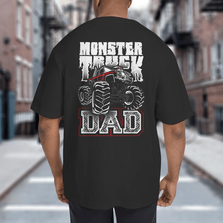 Monster Truck Dad Tshirt Big And Tall Men's T-Shirt Back Print Monster Truck Dad Tshirt Big And Tall Men's T-Shirt Back Print