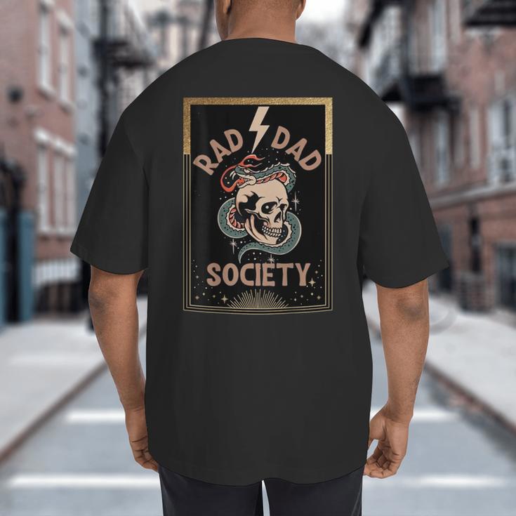 Rad Dad Society Cool Dad Club Dad Life Tee Fathers Day Big And Tall Men's T-Shirt Back Print Rad Dad Society Cool Dad Club Dad Life Tee Fathers Day Big And Tall Men's T-Shirt Back Print