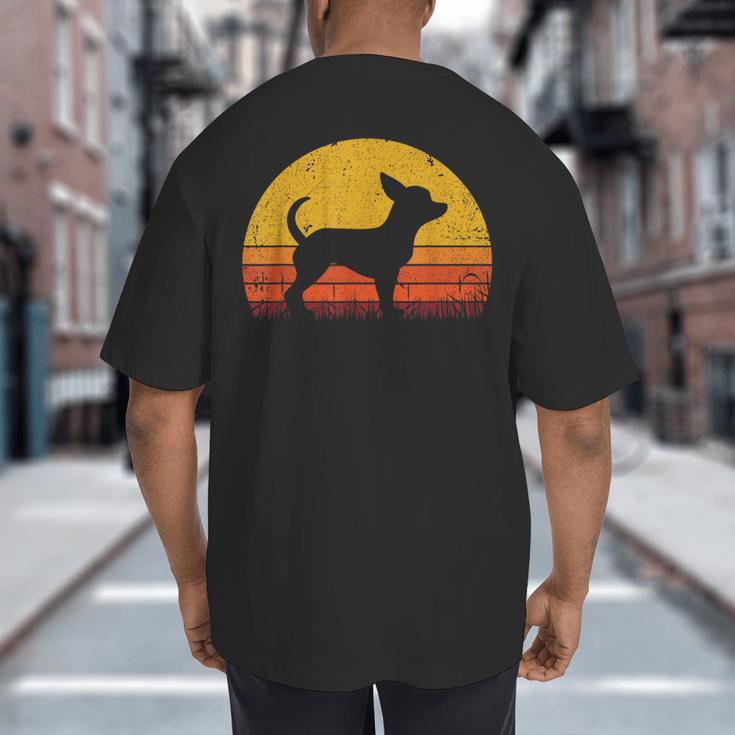Retro Chihuahua Men Women Dog Mom Dad Chihuahua Big And Tall Men's T-Shirt Back Print Retro Chihuahua Men Women Dog Mom Dad Chihuahua Big And Tall Men's T-Shirt Back Print