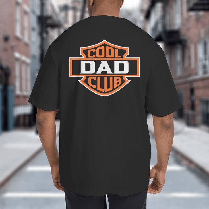 Retro Cool Dad Club Birthday Father's Day For Men Big And Tall Men's T-Shirt Back Print