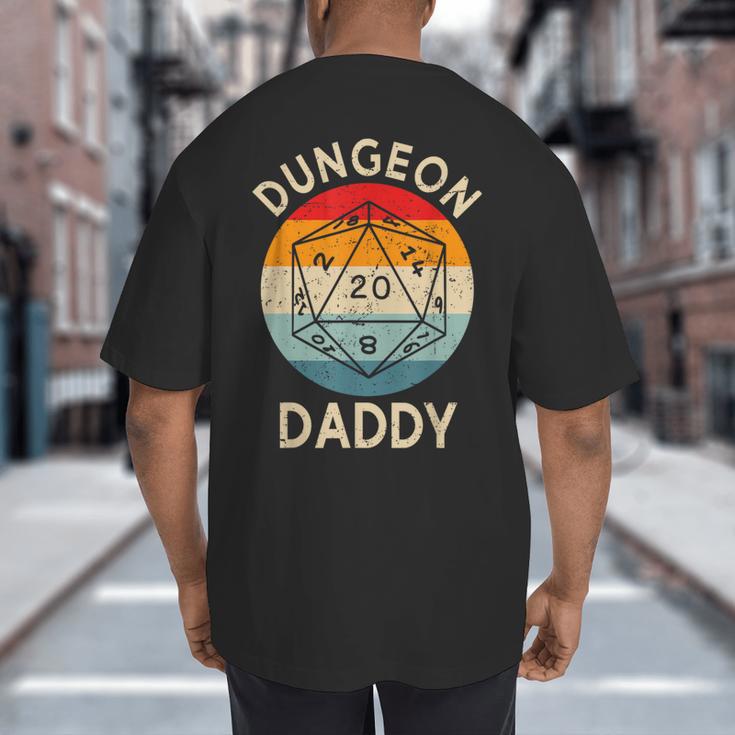 Retro Dungeon Daddy Fathers Day Big And Tall Men's T-Shirt Back Print Retro Dungeon Daddy Fathers Day Big And Tall Men's T-Shirt Back Print