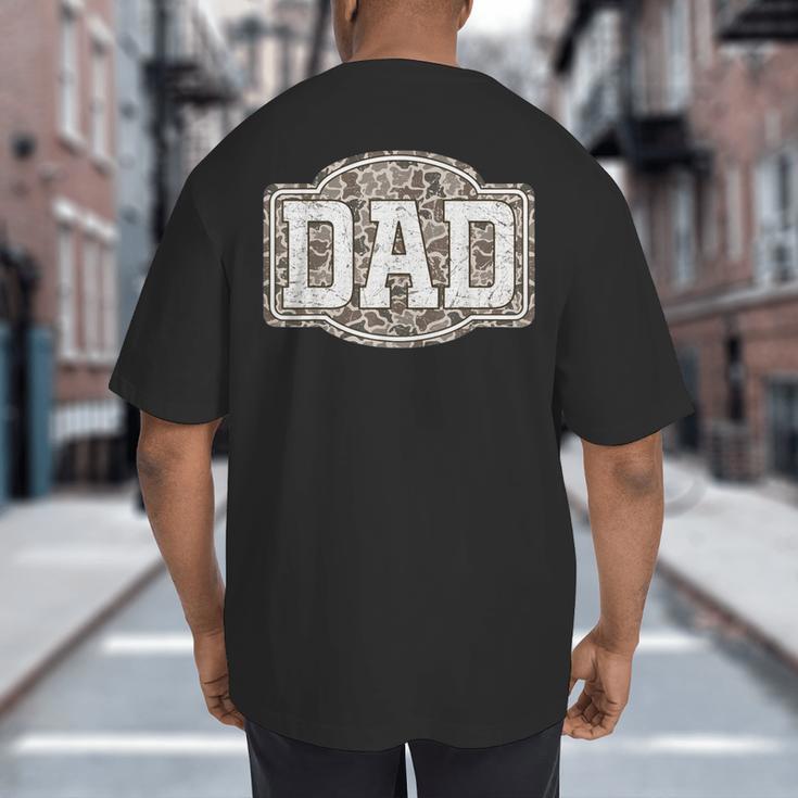 Retro Old Camo Dad Camouflage Hunting Season Father's Day Big And Tall Men's T-Shirt Back Print Retro Old Camo Dad Camouflage Hunting Season Father's Day Big And Tall Men's T-Shirt Back Print
