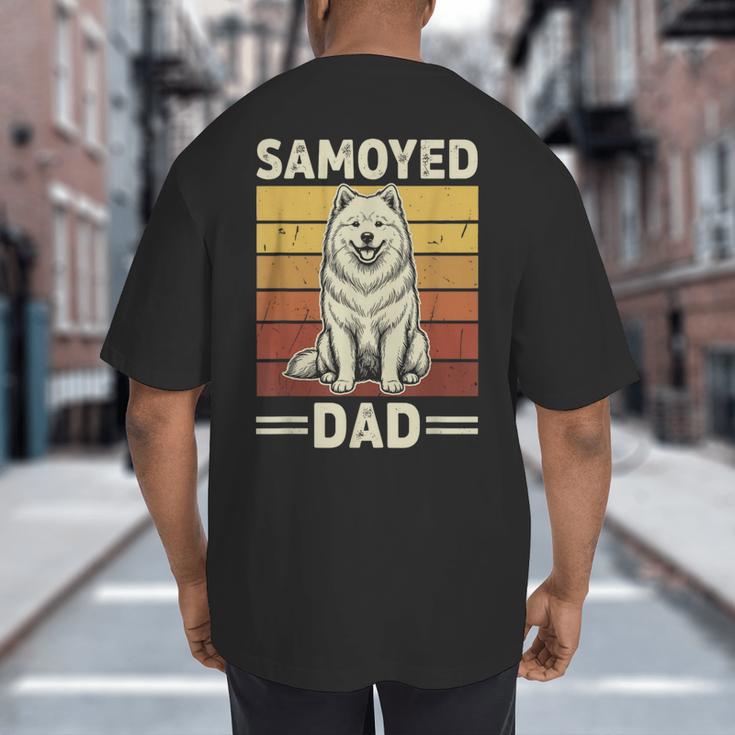 Samoyed Dad Big And Tall Men's T-Shirt Back Print