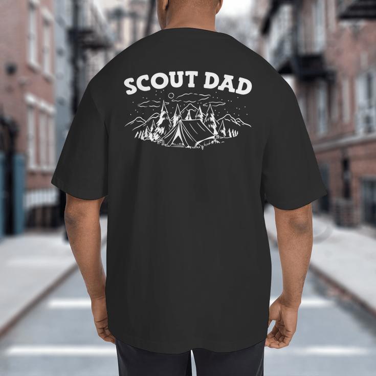 Scouting Scout Dad Big And Tall Men's T-Shirt Back Print