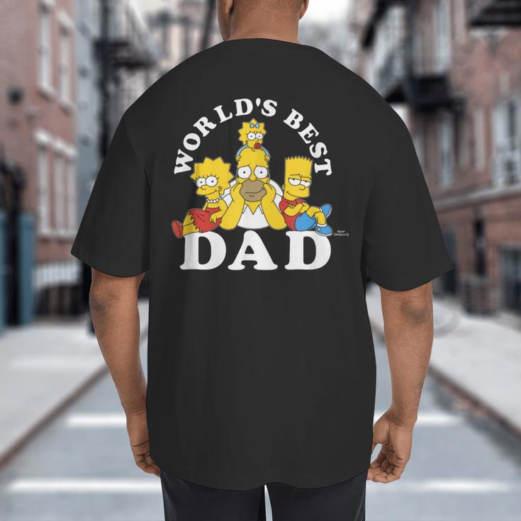 The Simpsons World's Best Dad Father's Day Group V2 Small Big And Tall Men's T-Shirt Back Print The Simpsons World's Best Dad Father's Day Group V2 Small Big And Tall Men's T-Shirt Back Print