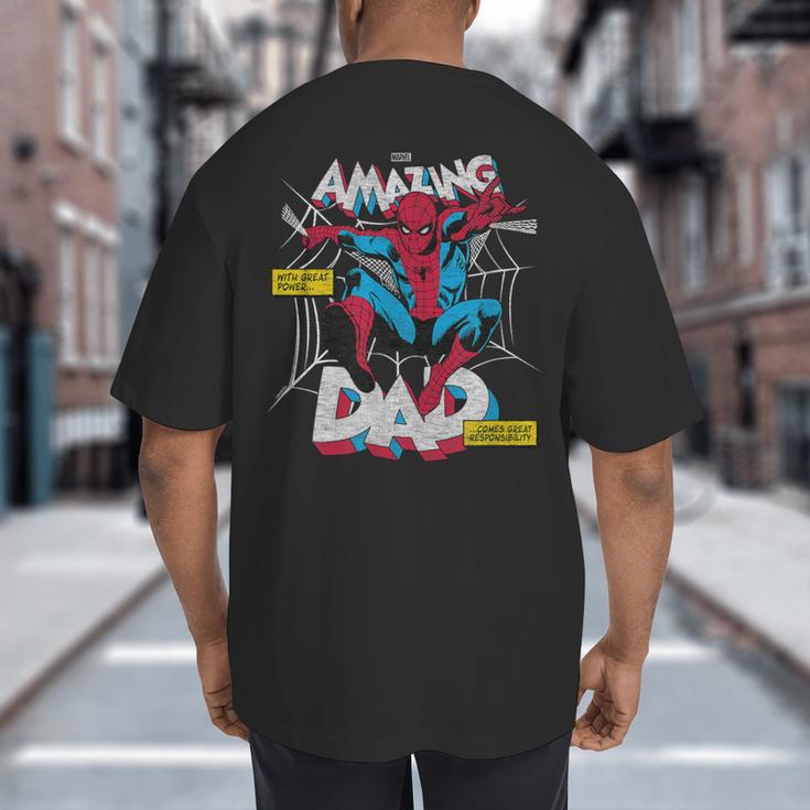 Spider-Man Amazing Dad Big And Tall Men's T-Shirt Back Print