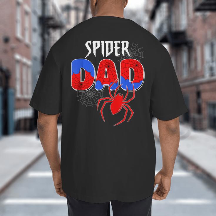 Spiders Dad Matching Family Birthday Father's Day Big And Tall Men's T-Shirt Back Print Spiders Dad Matching Family Birthday Father's Day Big And Tall Men's T-Shirt Back Print