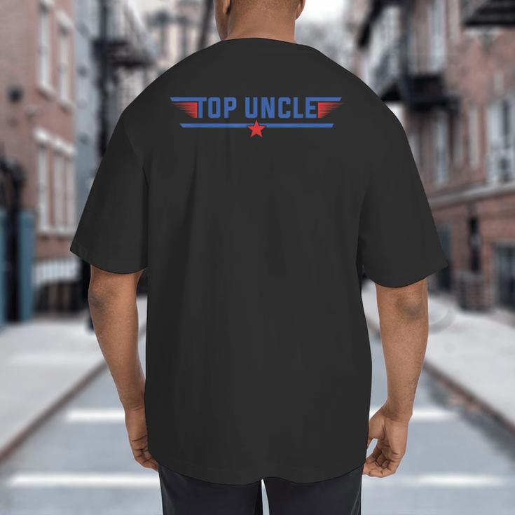 Top Uncle Favorite Best Brother Dad Relatives Niece Nephew Big And Tall Men's T-Shirt Back Print