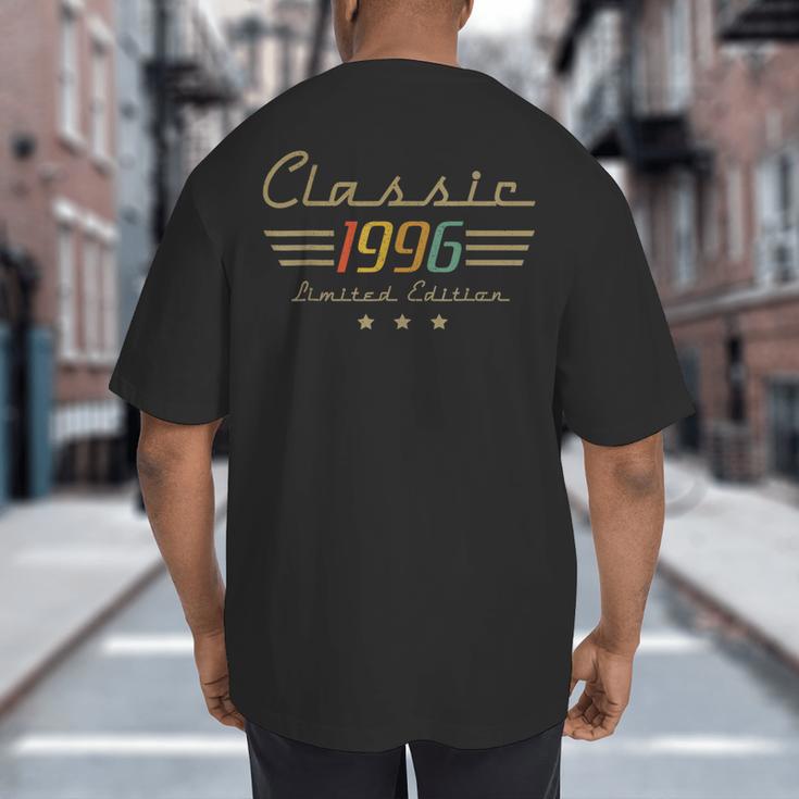 Vintage 1996 Classic Legend 30 Year Old 30th Birthday Dad Big And Tall Men's T-Shirt Back Print
