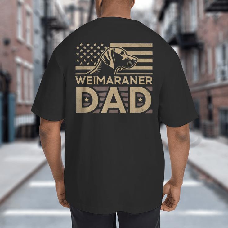 Weimaraners Lover & Weimaraner Shirts Weimaraner Dad -Adults -Kids - Small Short Sleeve V-Neck Polyester Casual Humorous Lover All Seasons Big And Tall Men's T-Shirt Back Print