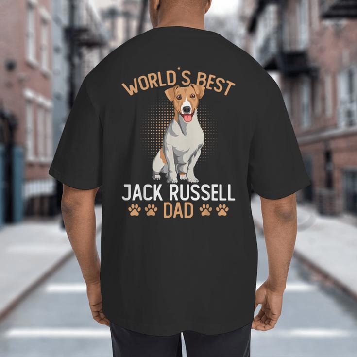 World´s Best Jack Russell Terrier Dad Dog Owner Men Big And Tall Men's T-Shirt Back Print World´s Best Jack Russell Terrier Dad Dog Owner Men Big And Tall Men's T-Shirt Back Print