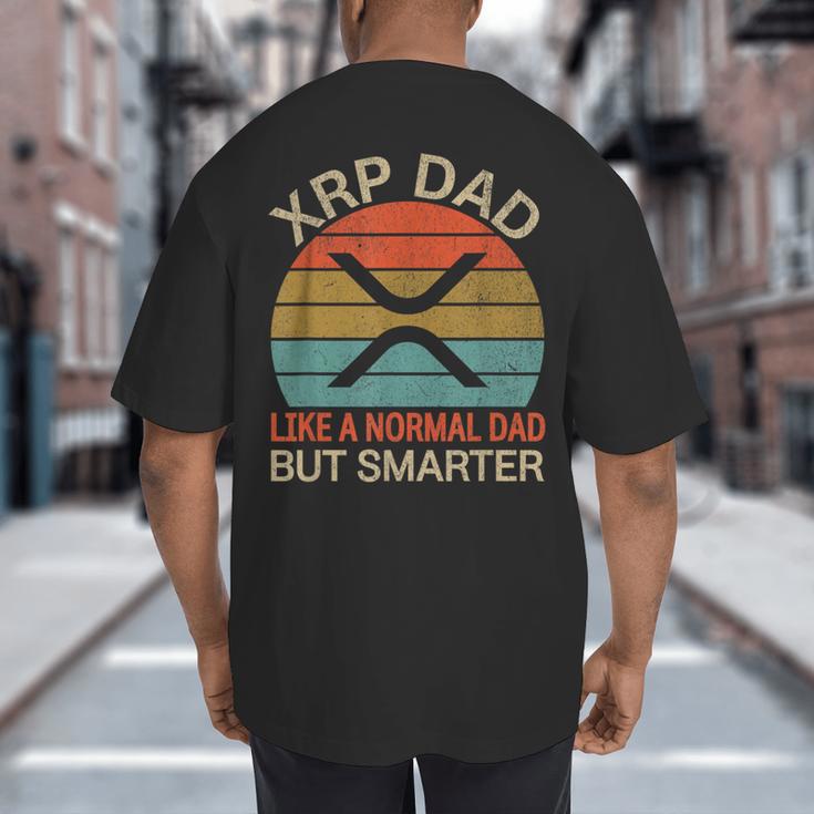 XRP Dad Crypto Merchandise Definition Big And Tall Men's T-Shirt Back Print