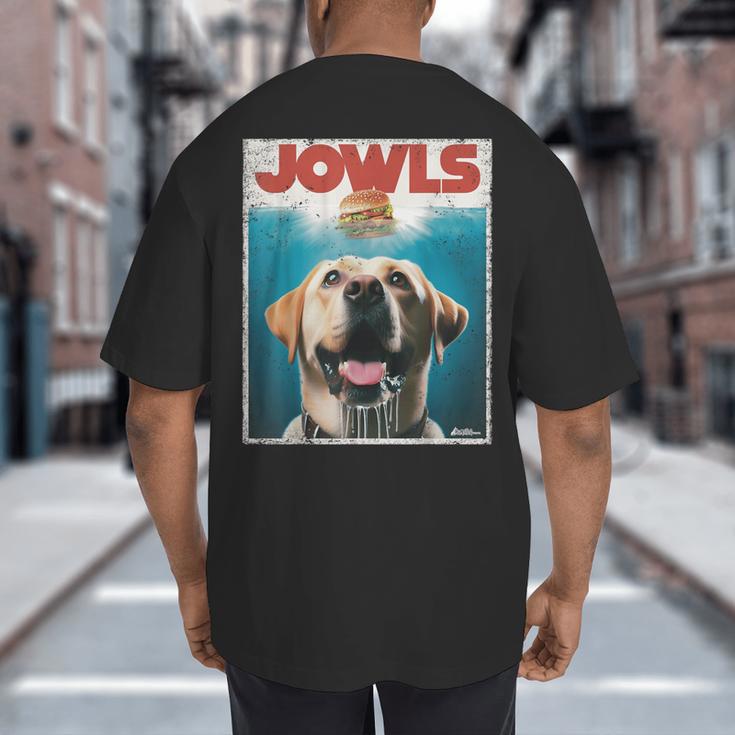 Yellow Lab Jowls Top Labrador Retriever Dog Mom Dad Big And Tall Men's T-Shirt Back Print Yellow Lab Jowls Top Labrador Retriever Dog Mom Dad Big And Tall Men's T-Shirt Back Print
