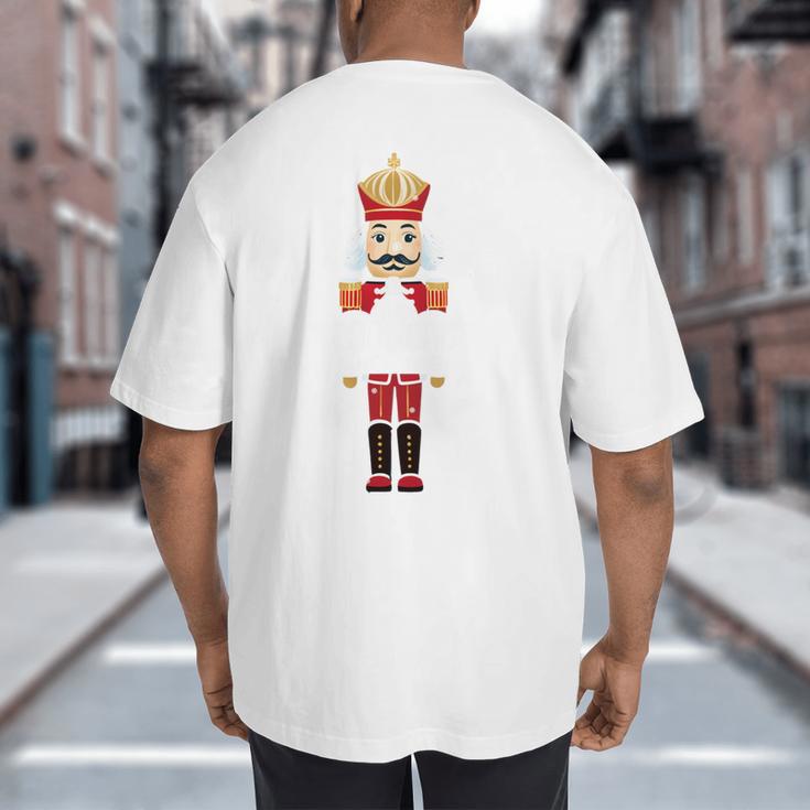 Cool Dad Nutcracker Christmas Family Matching Pajama Big And Tall Men's T-Shirt Back Print