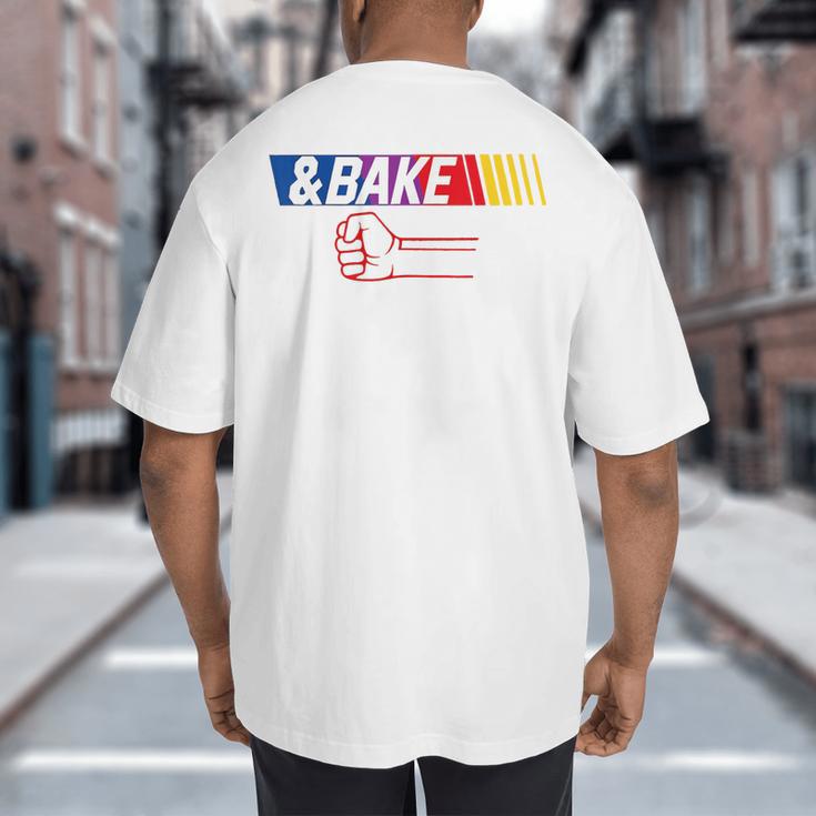 Dad Kid Matching Shake And Bake Bake Big And Tall Men's T-Shirt Back Print Dad Kid Matching Shake And Bake Bake Big And Tall Men's T-Shirt Back Print