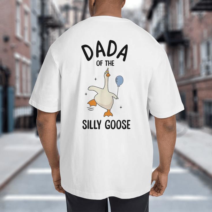 Dada Of The Silly Goose First Birthday Family Matching Big And Tall Men's T-Shirt Back Print