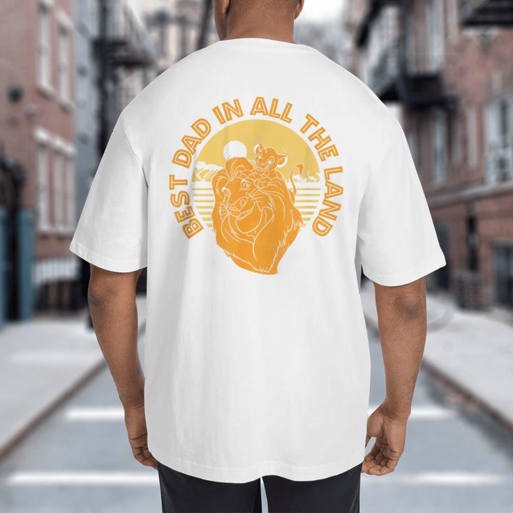 Disney The Lion King Father's Day Best Dad In All The Land Big And Tall Men's T-Shirt Back Print