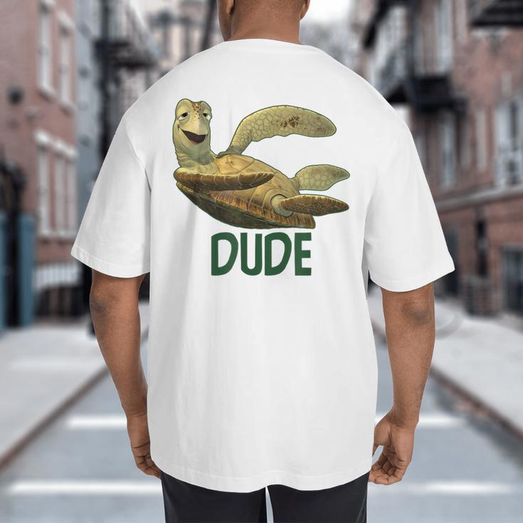 Disney Pixar Finding Nemo Father's Day Dude Cool Dad Poster Big And Tall Men's T-Shirt Back Print