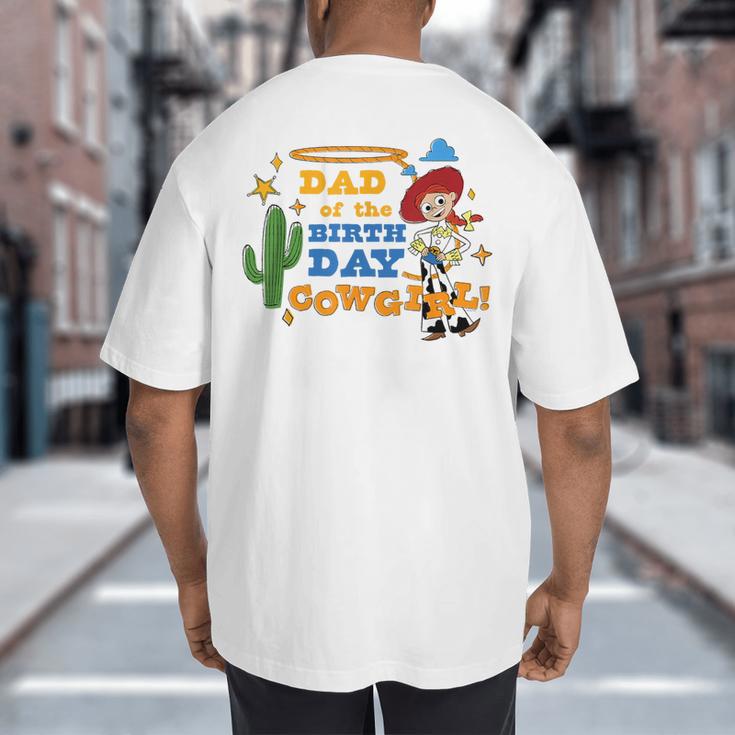 Disney And Pixar's Toy Story Dad Of The Birthday Cowgirl Big And Tall Men's T-Shirt Back Print