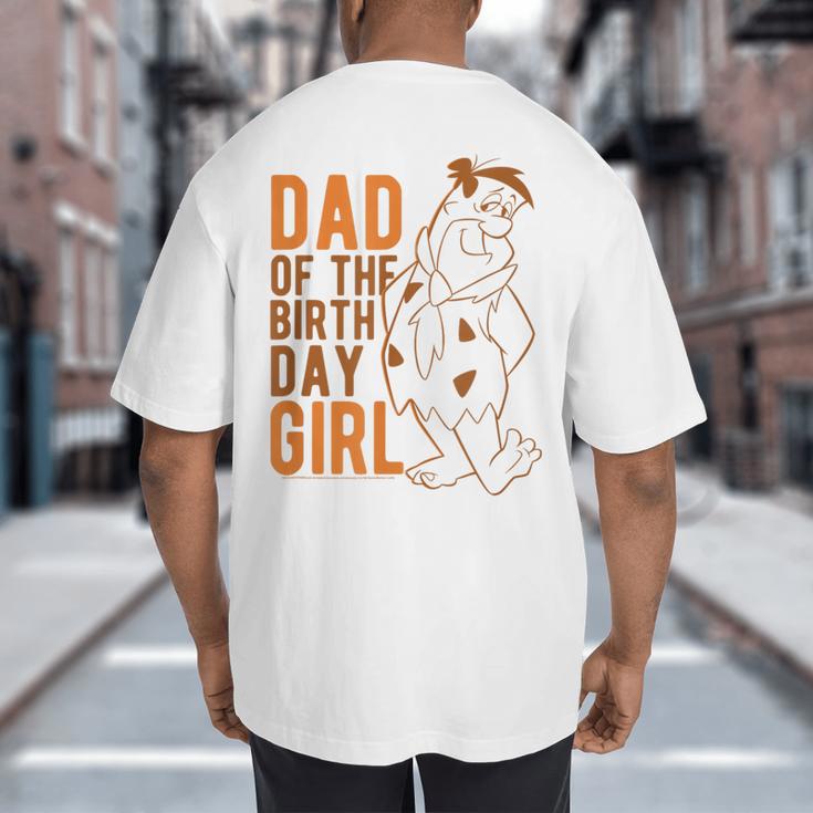 The Flintstones Fred Flintstone Dad Of The Birthday Girl Big And Tall Men's T-Shirt Back Print