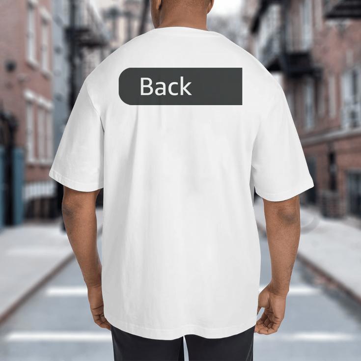 Just A Regular Dad Trying Not To Raise Liberals On Back Big And Tall Men's T-Shirt Back Print